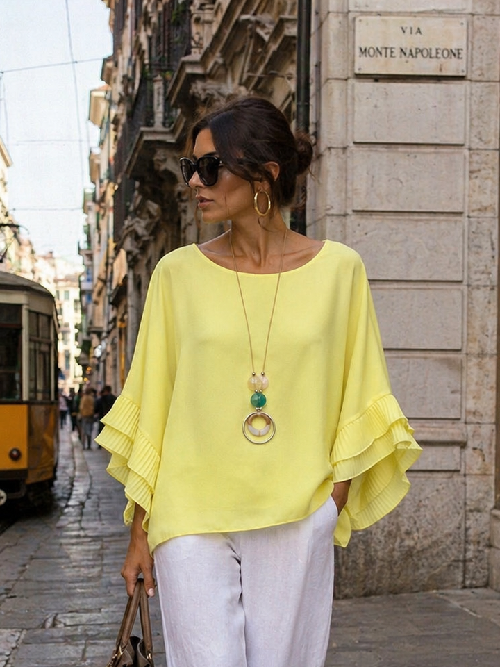 Imelda Necklace Top Lemon