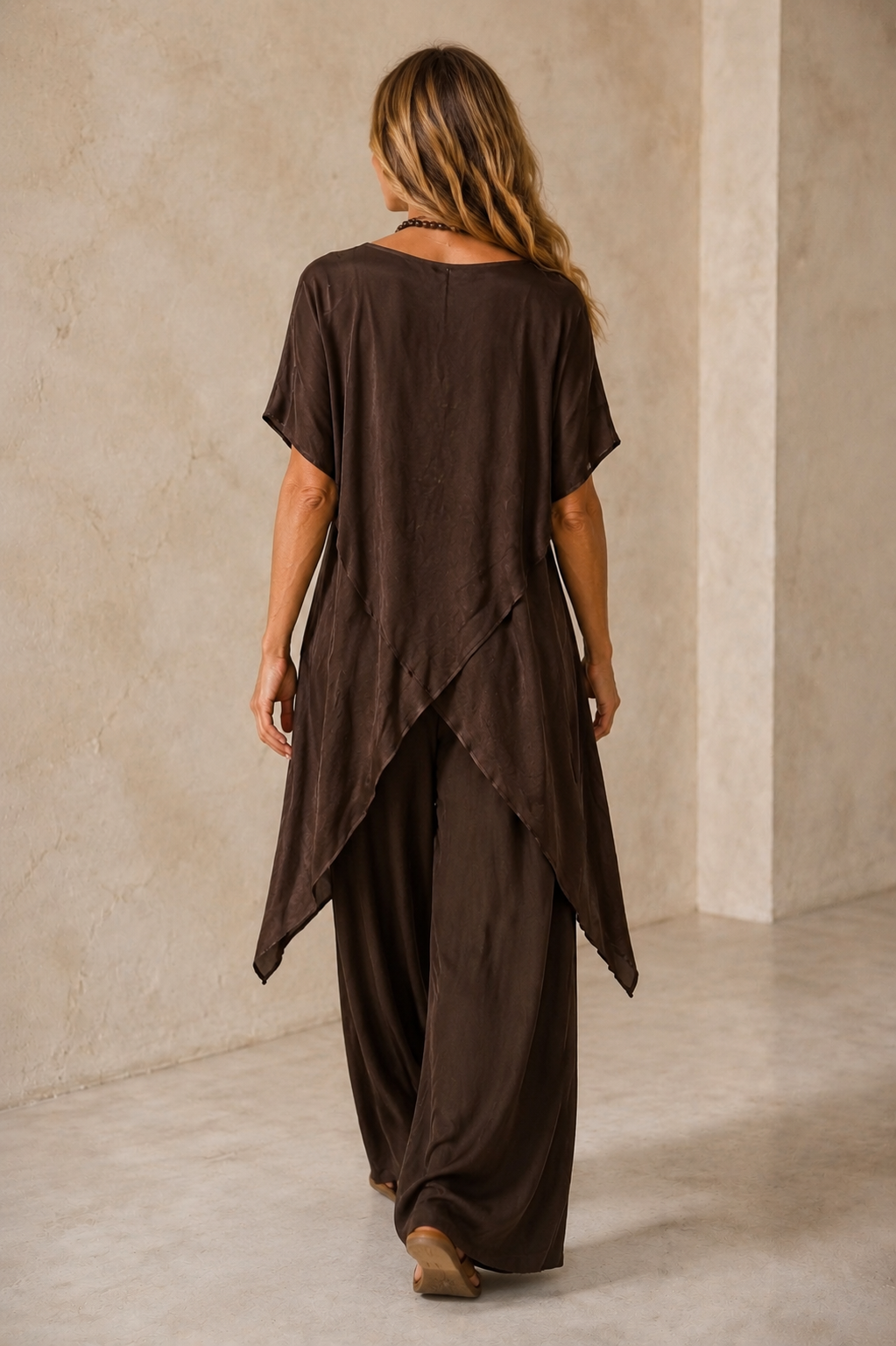 Portofino Satin Layering Top Espresso