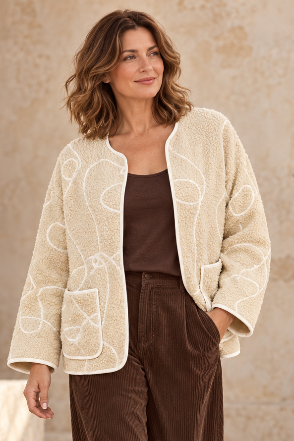 Mara Swirl Jacket Cream (Spring)