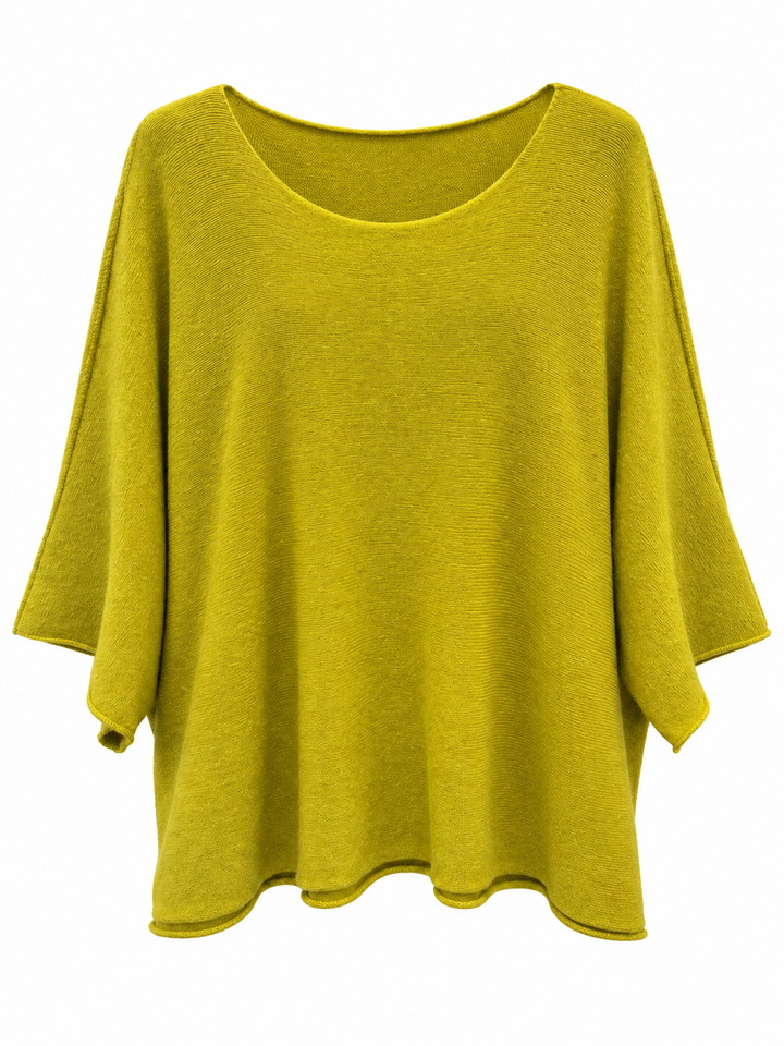 Anabelle Slouchy Top Ochre