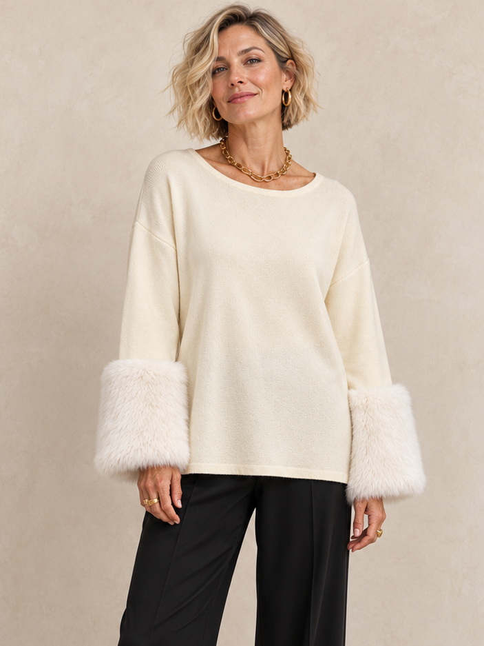 Amalie Luxe Jumper Cream
