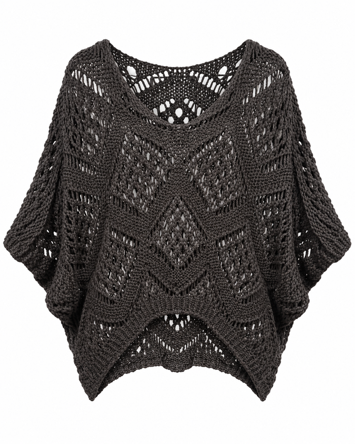 Orla Open Knit Top Espresso