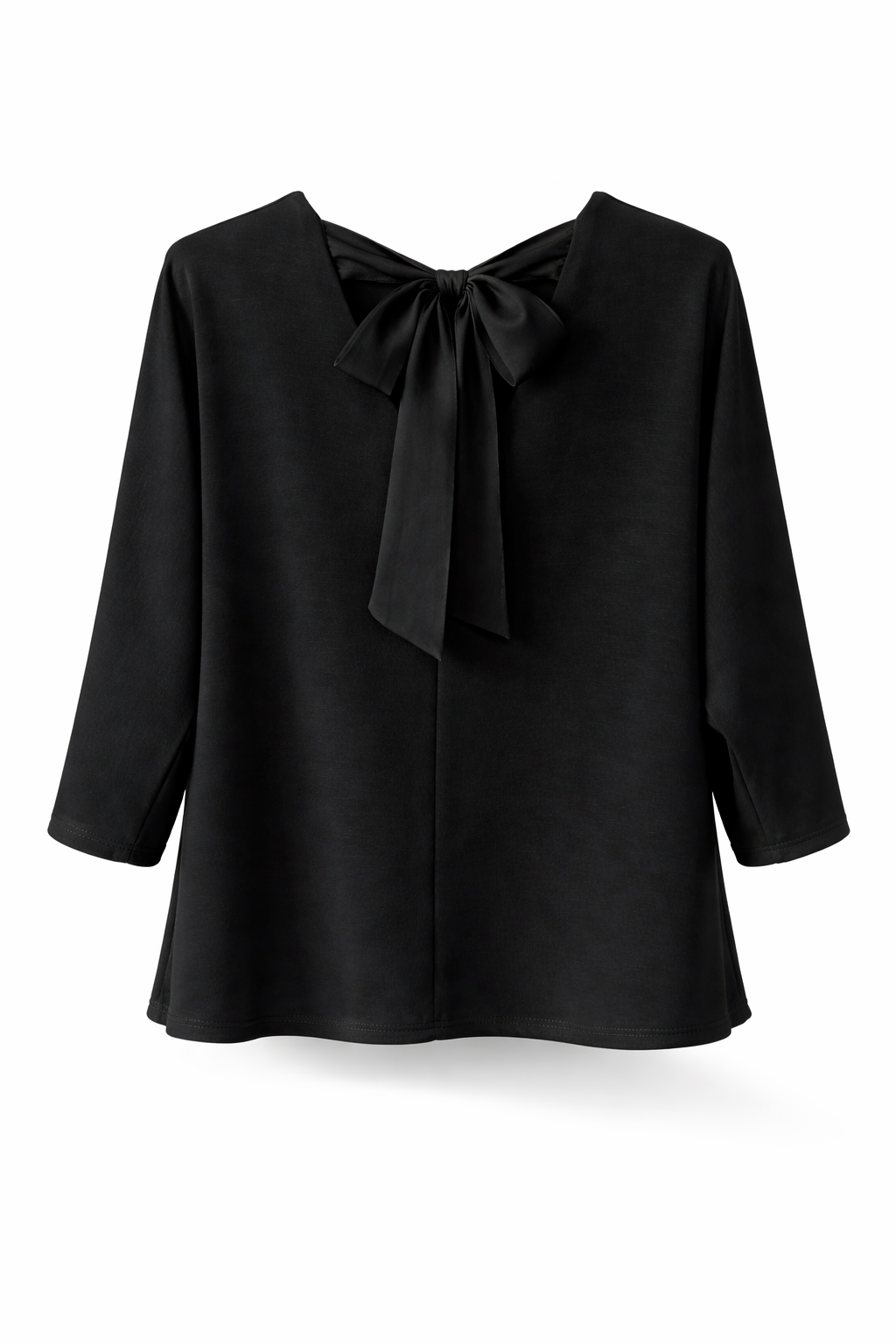 Pristina Silky Bow Top Black