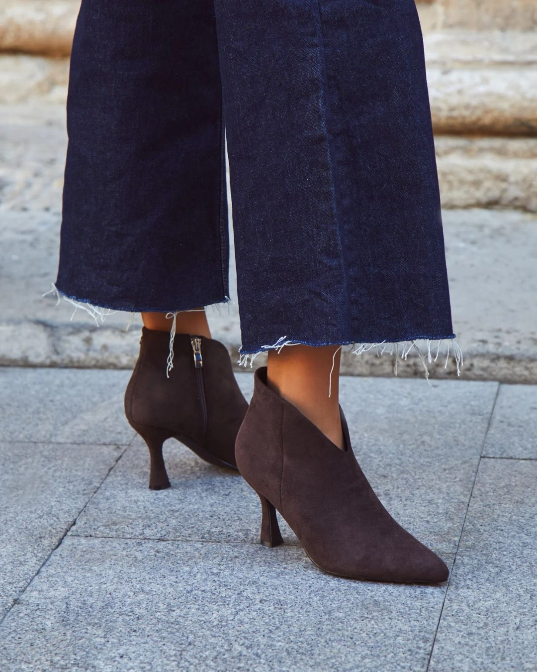 Athena Ankle Boots Chocolate