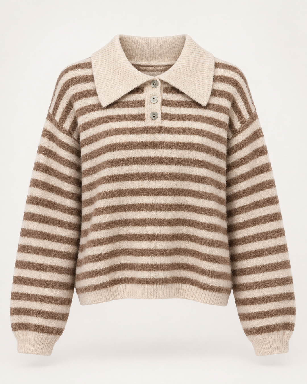 Stella Stripe Jumper Camel