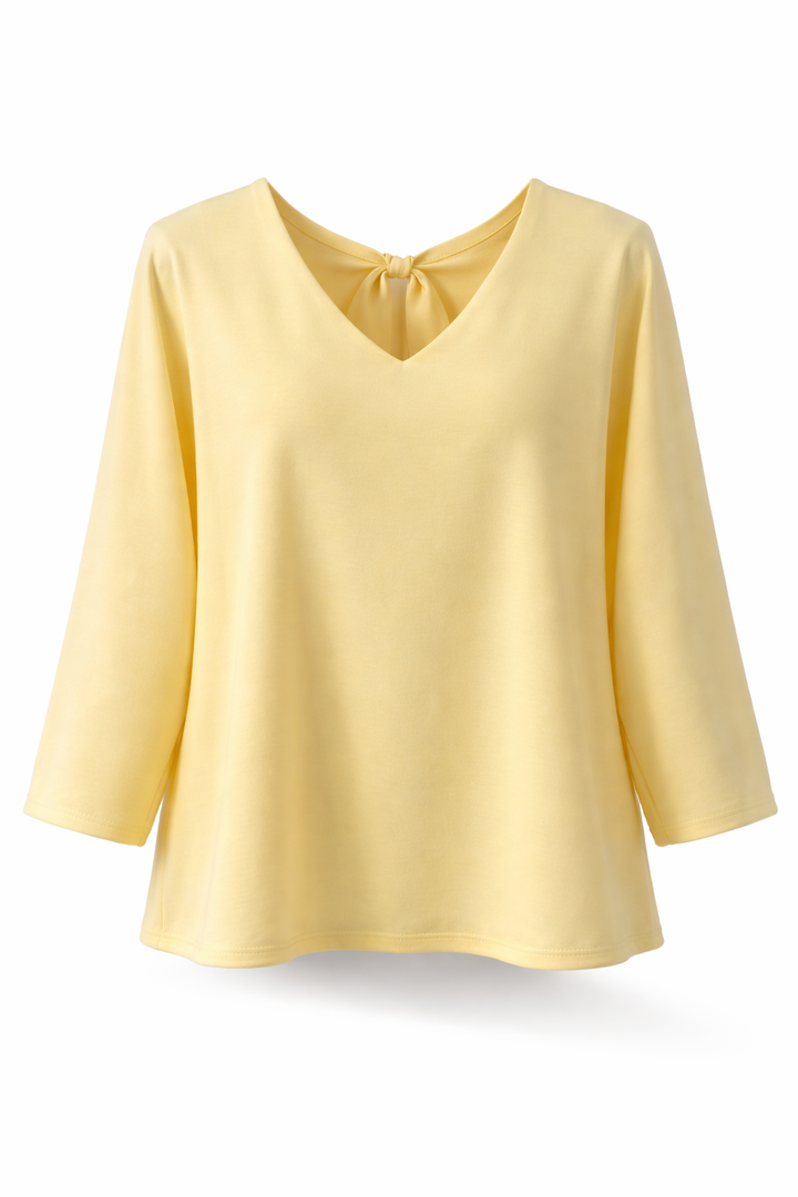 Pristina Silky Bow Top Lemon