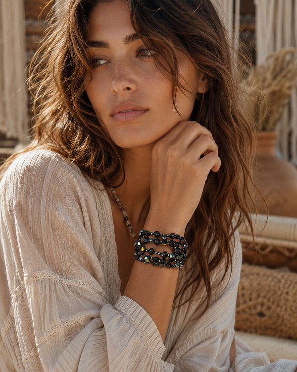 Sedona 5 Strand Bracelet Olive