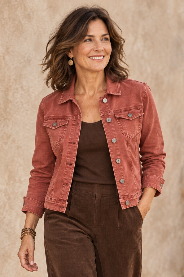 Cinnamon Denim Jacket