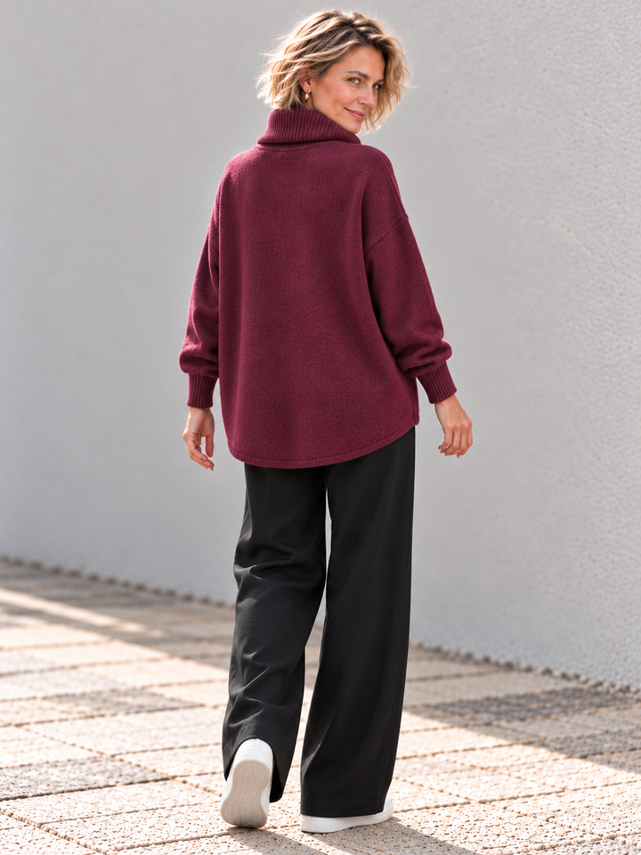 Monika Oversized Jumper Mulberry