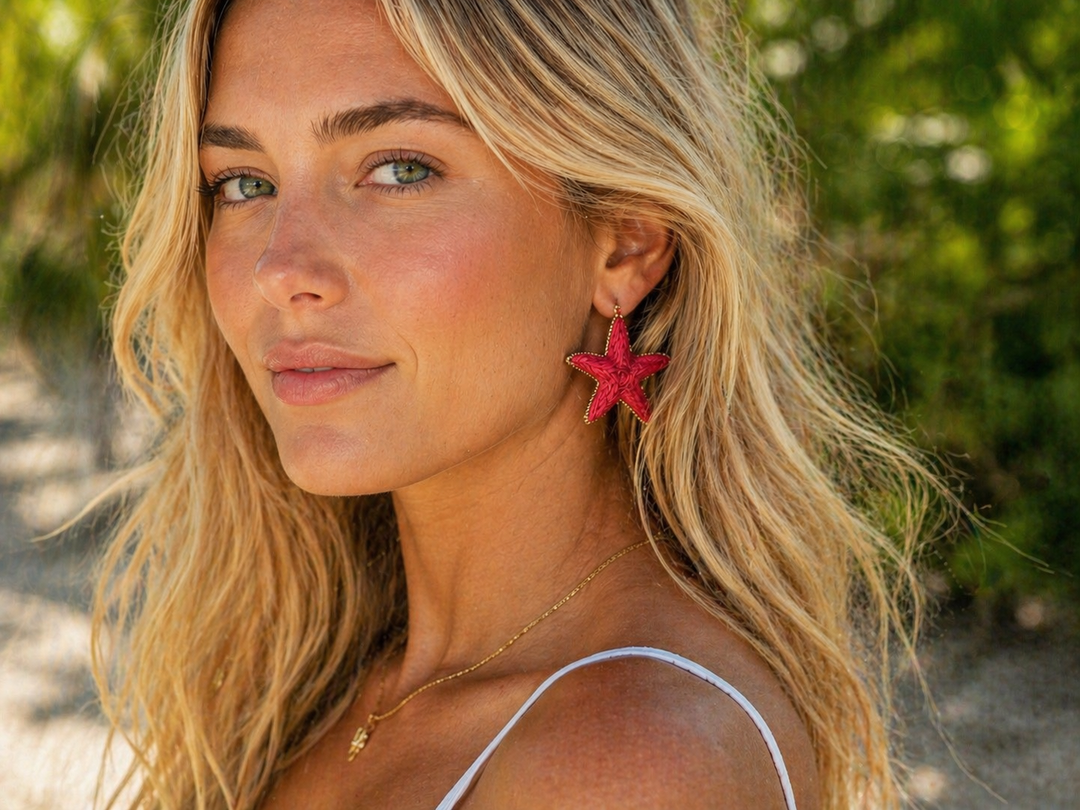 Shoreline Starfish Earrings – Chilli
