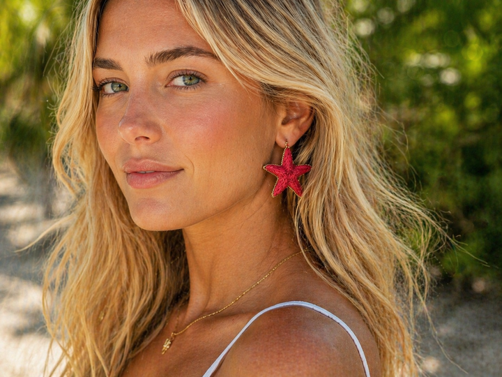 Shoreline Starfish Earrings – Chilli