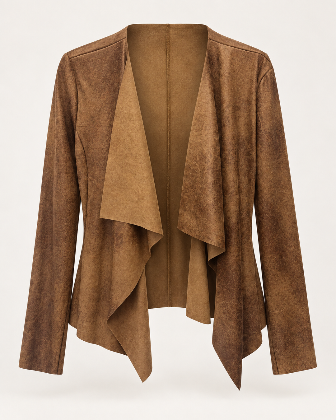 Helena Waterfall Jacket Tan