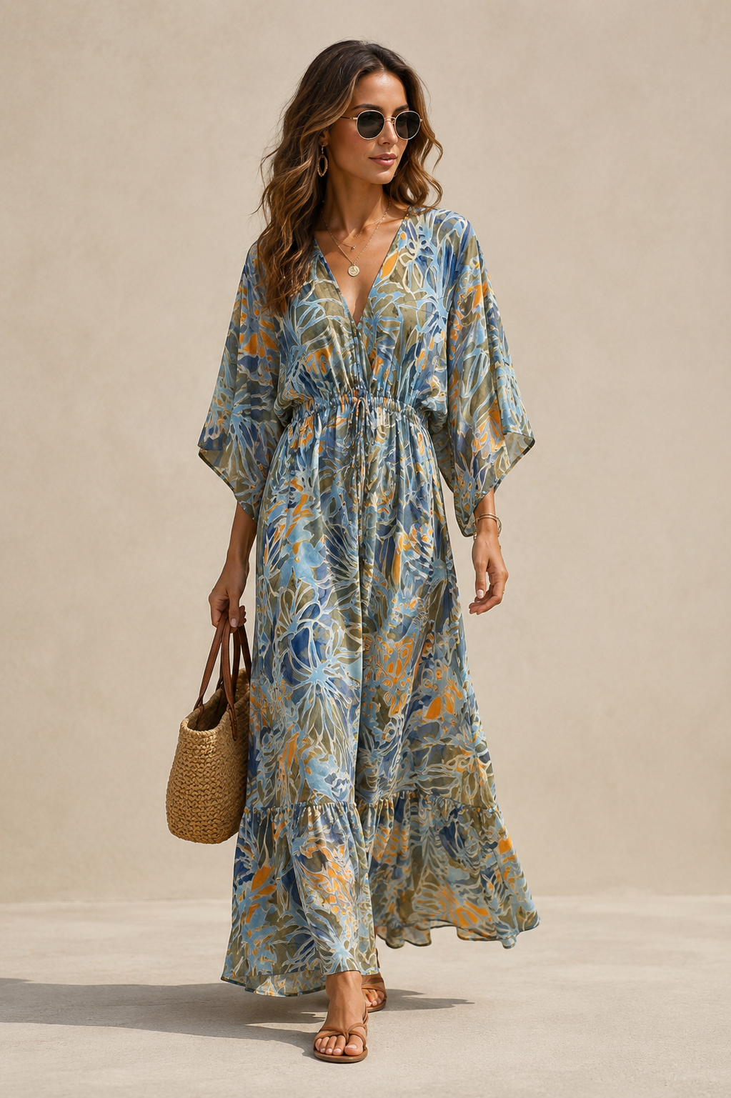 Samaya  Maxi Dress Sky Blue
