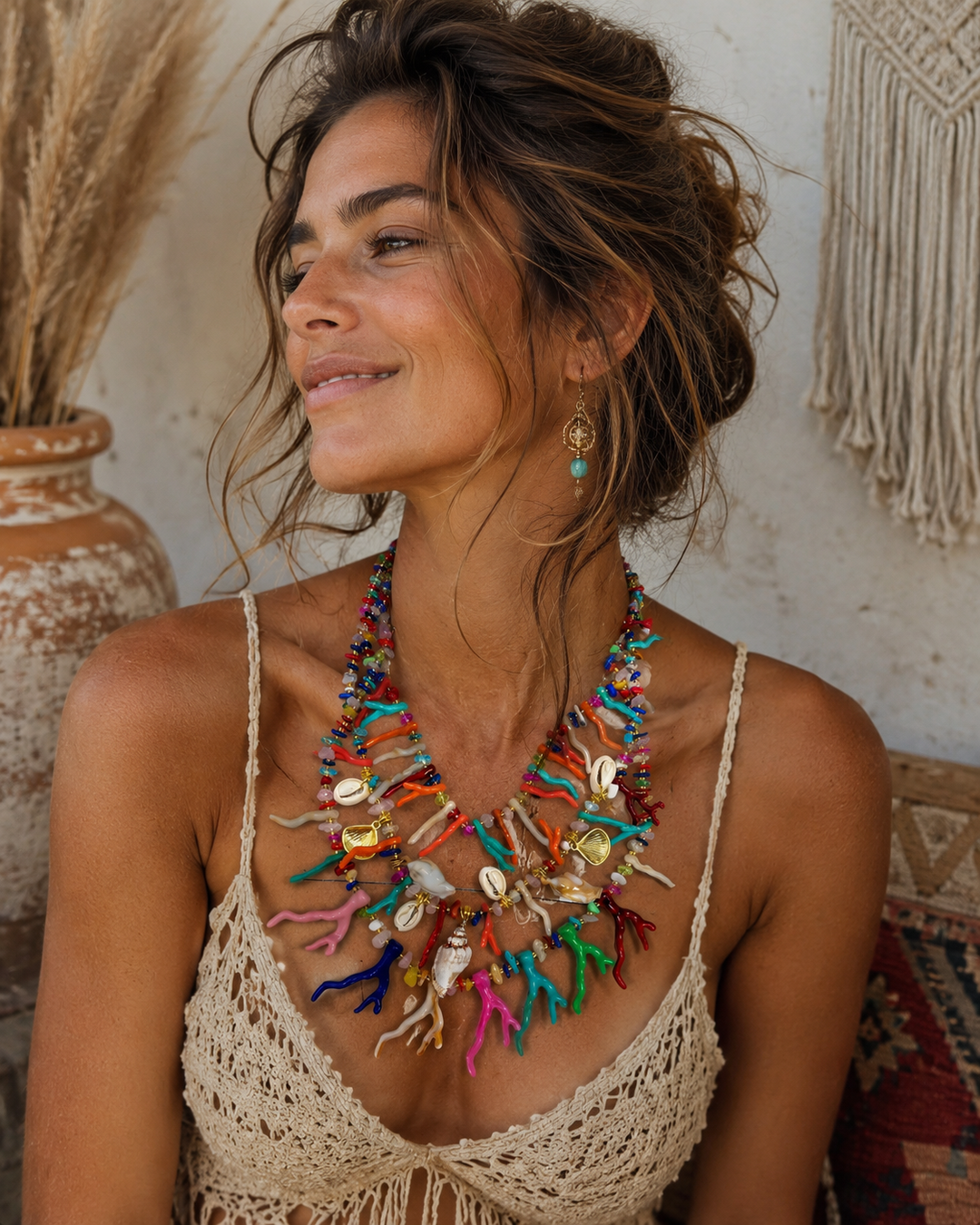 Marbella Multicolour Reef Necklace