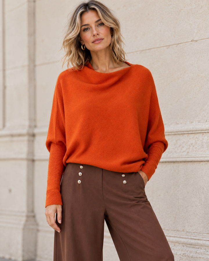 Isabella Asymmetric Top Pumpkin
