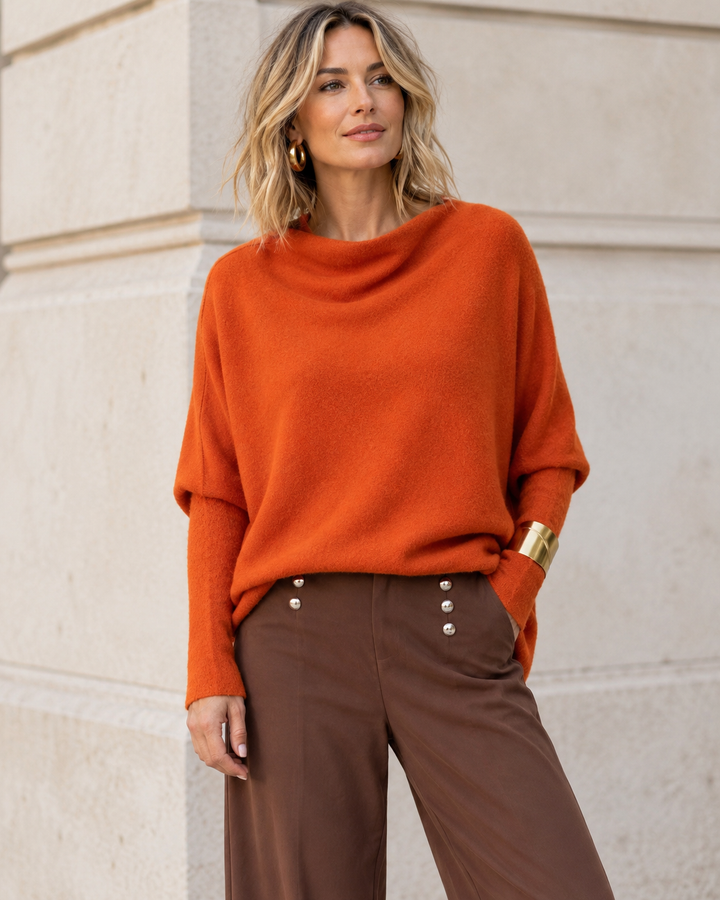Isabella Asymmetric Top Pumpkin