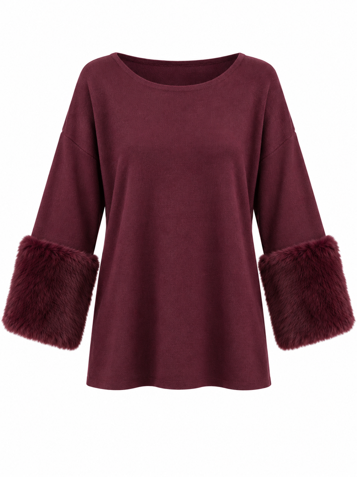 Amalie Luxe Jumper Mulberry