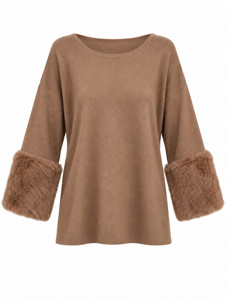 Amalie Luxe Jumper Camel
