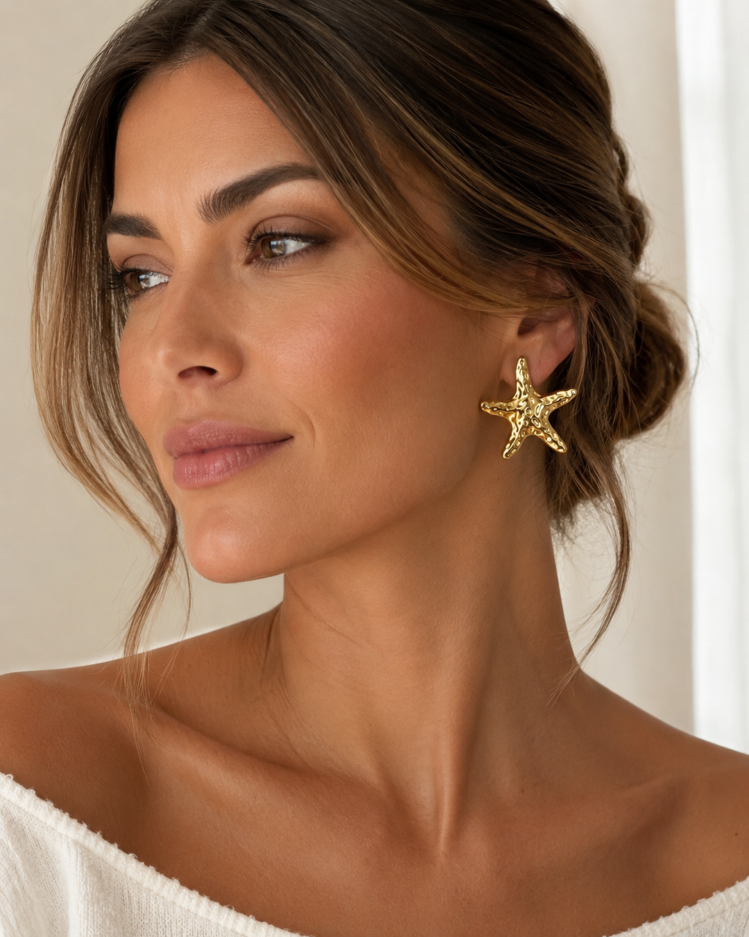 Large Starfish Earrings