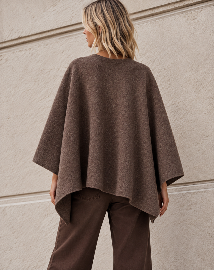 Beatrice Vintage Shawl/Wrap Chocolate