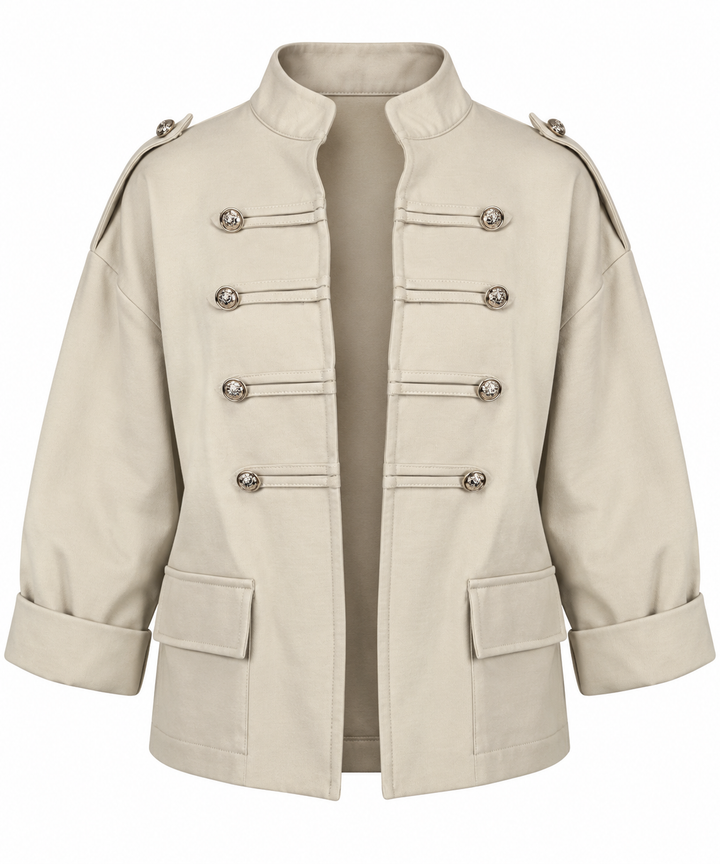 Jodanna Military Jacket Beige