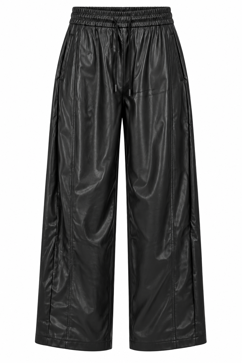 Knoxlee Pleather Trousers Black