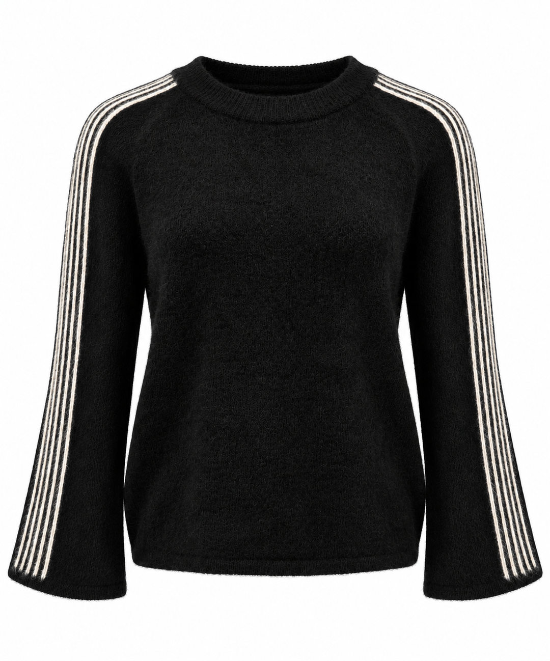 Shae Stripe Jumper Black