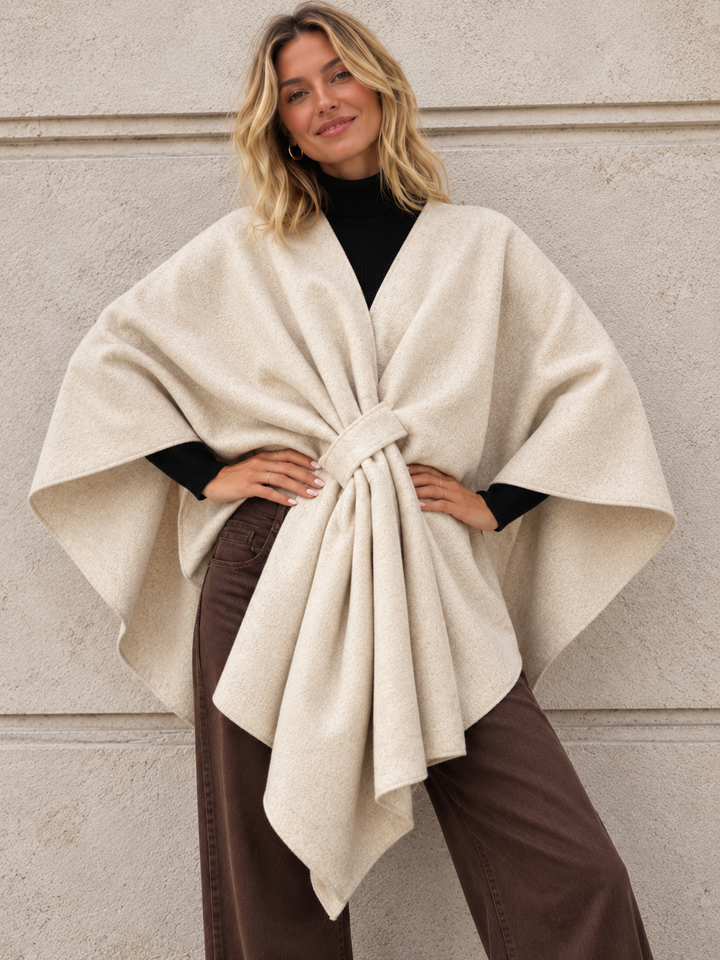 Beatrice Vintage Shawl/Wrap Beige
