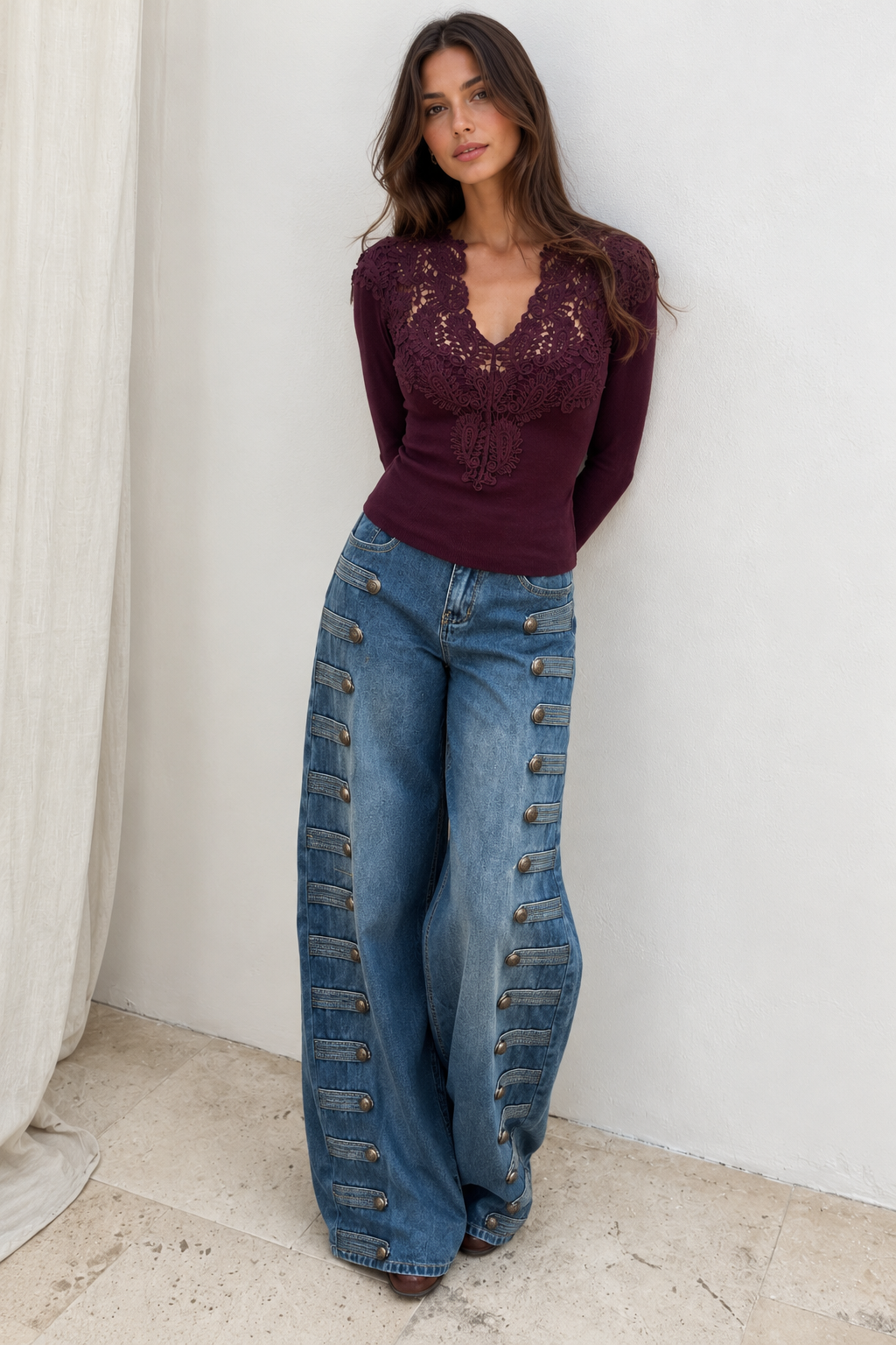 Mia Military Jeans Denim