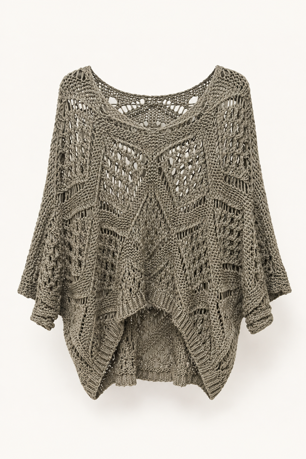 Orla Open Knit Top Mocha