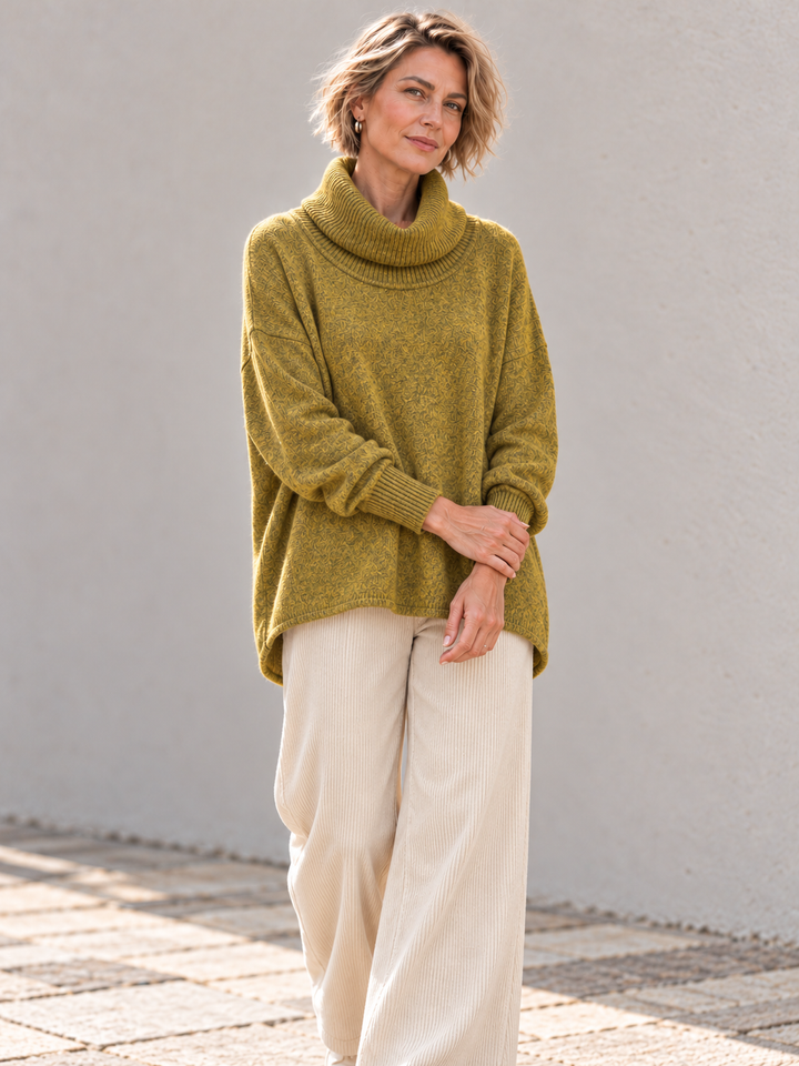 Monika Oversized Jumper Ochre