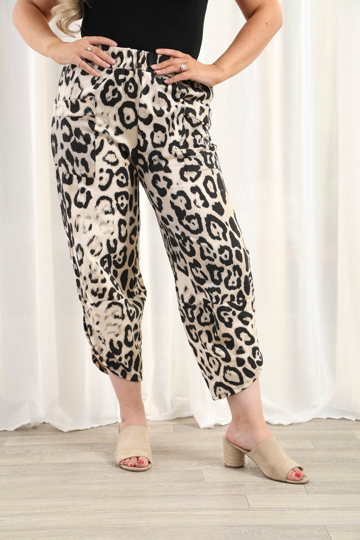 Leopard Print Trousers