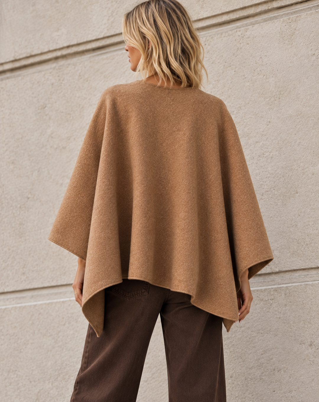 Beatrice Vintage Shawl/Wrap Camel