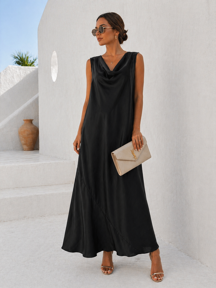 Cadence Cowl Dress Black