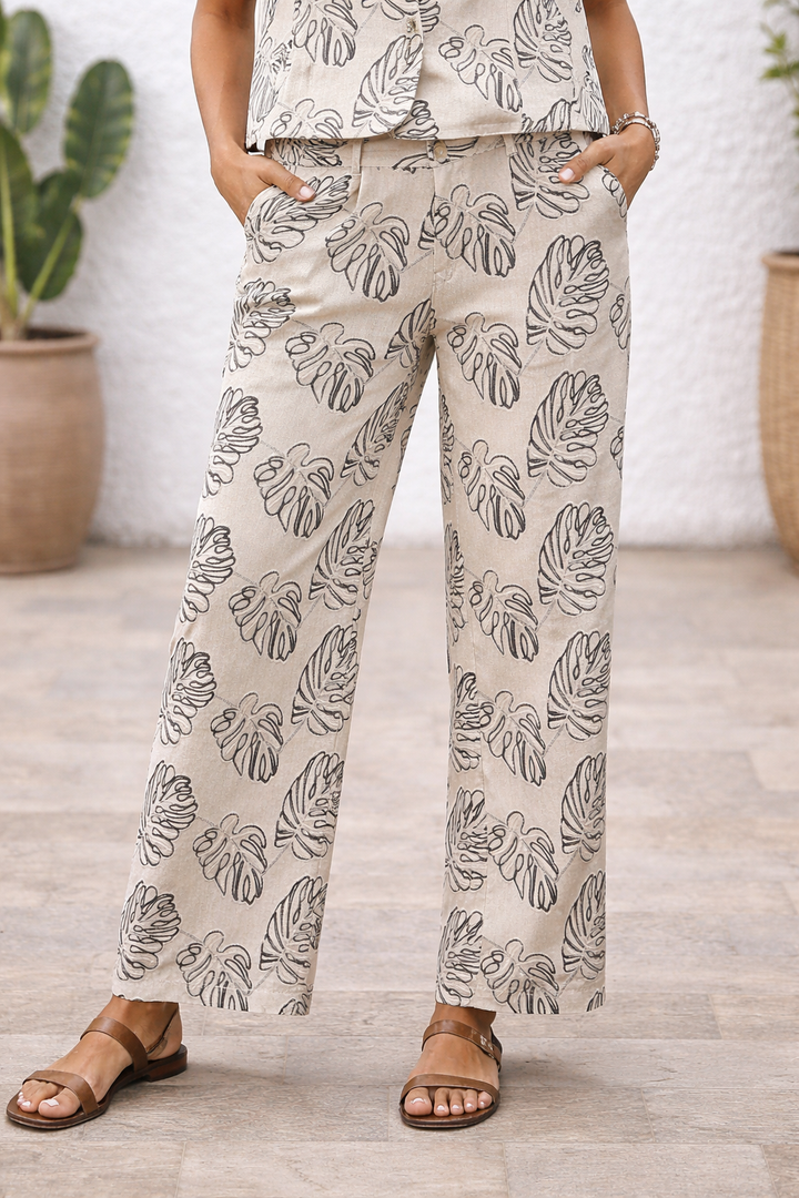 Cortona Palm Sleeveless Co Ord