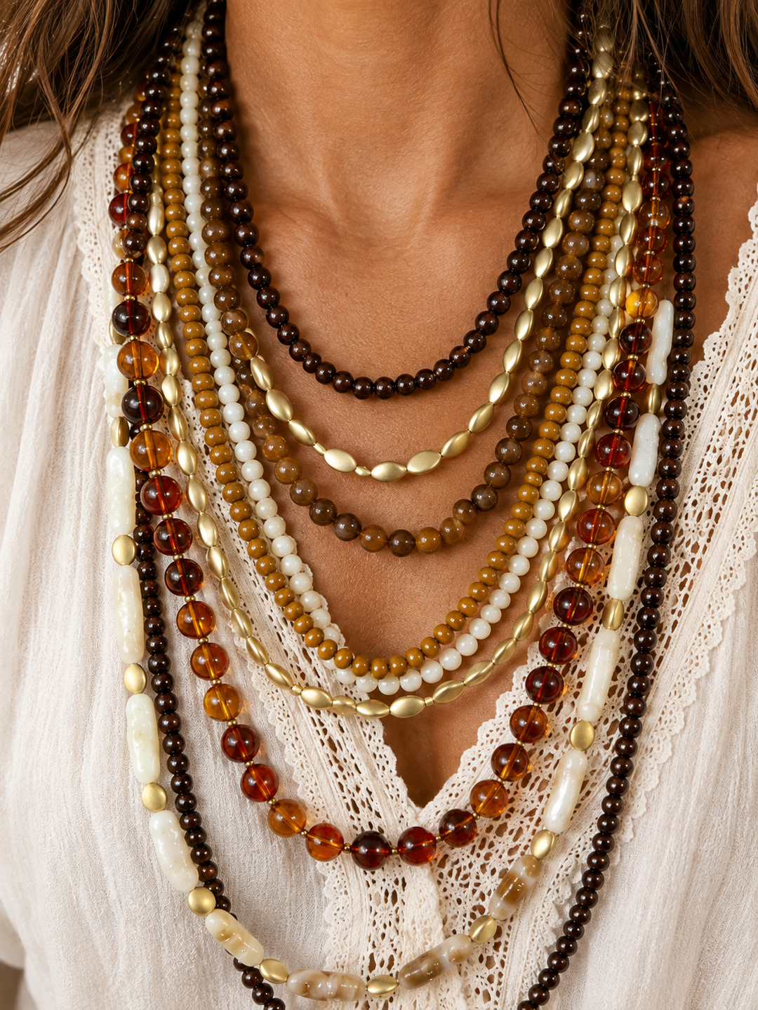 Sahara Layered Necklace Set