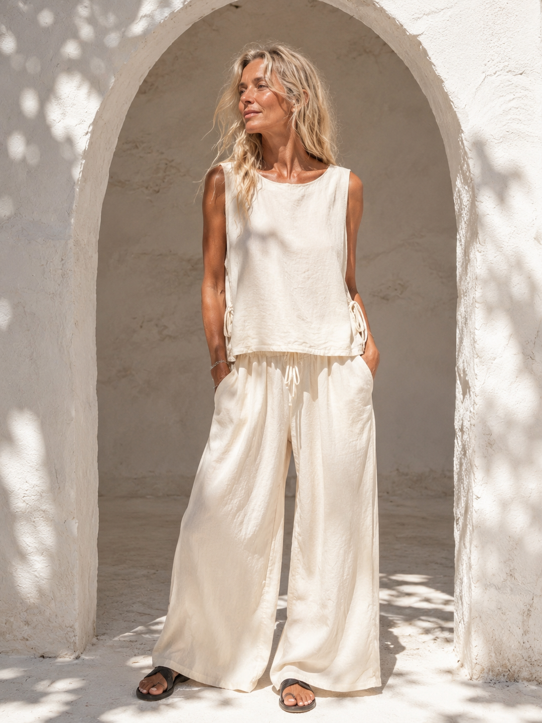 Lavinia Co-Ord Set Cream