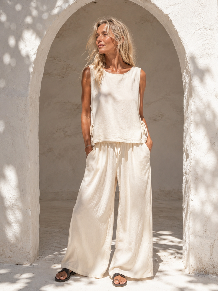 Lavinia Co-Ord Set Cream