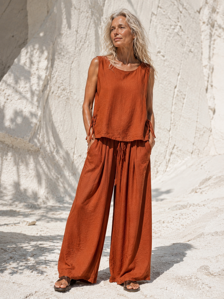 Lavinia Co-Ord Set Rust