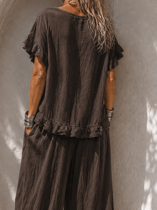 Ayla Frill Necklace Top Espresso