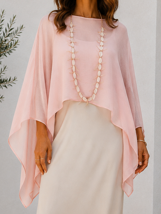 Delta Sheer Layering Top Pink