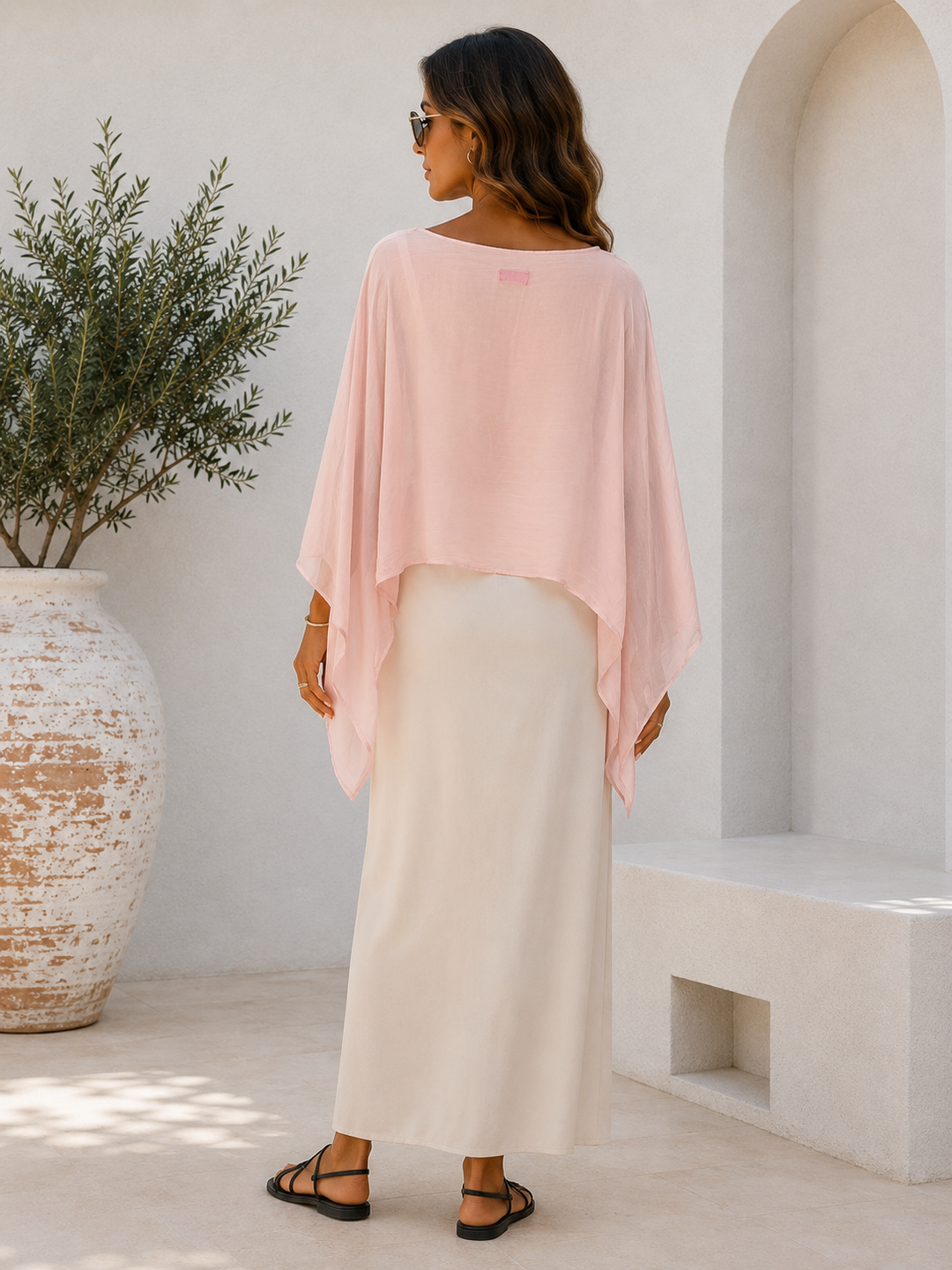 Delta Sheer Layering Top Pink