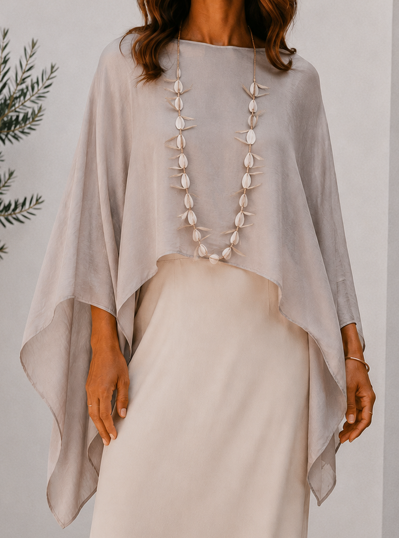 Delta Sheer Layering Top Mocha
