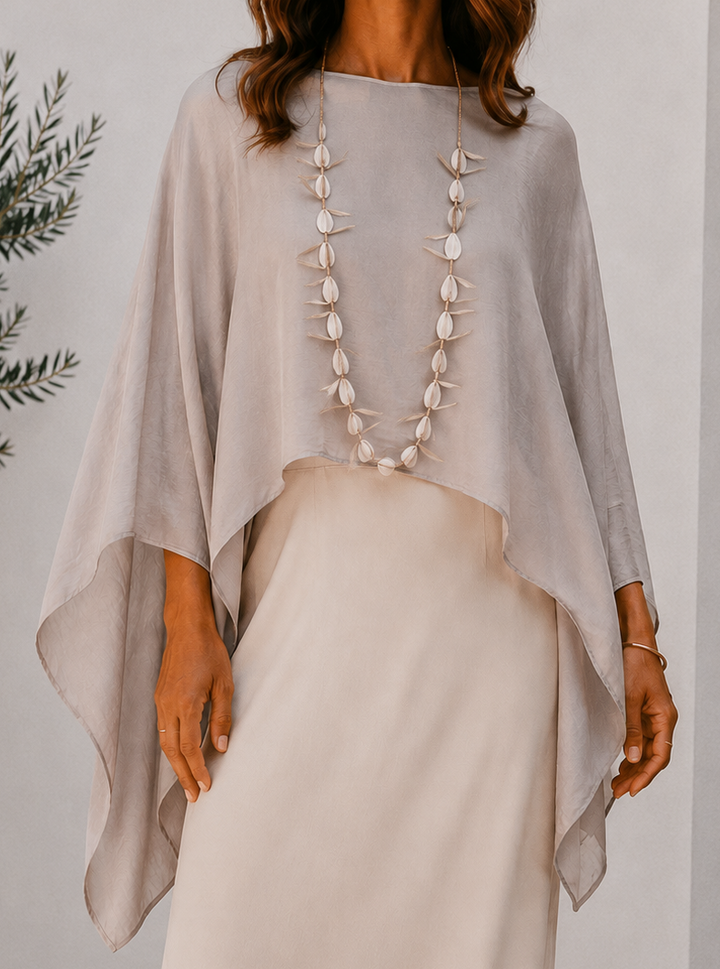 Delta Sheer Layering Top Mocha
