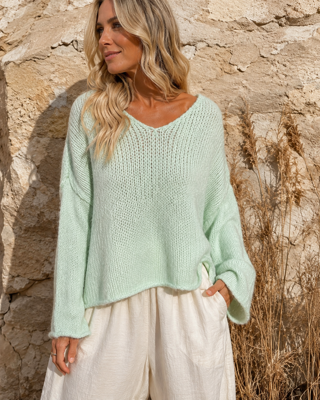 Pastel dream Knit jumper Mint