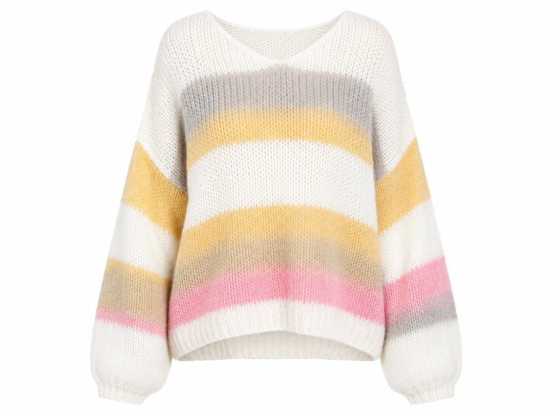 Ombré Striped Oversize Jumper multi