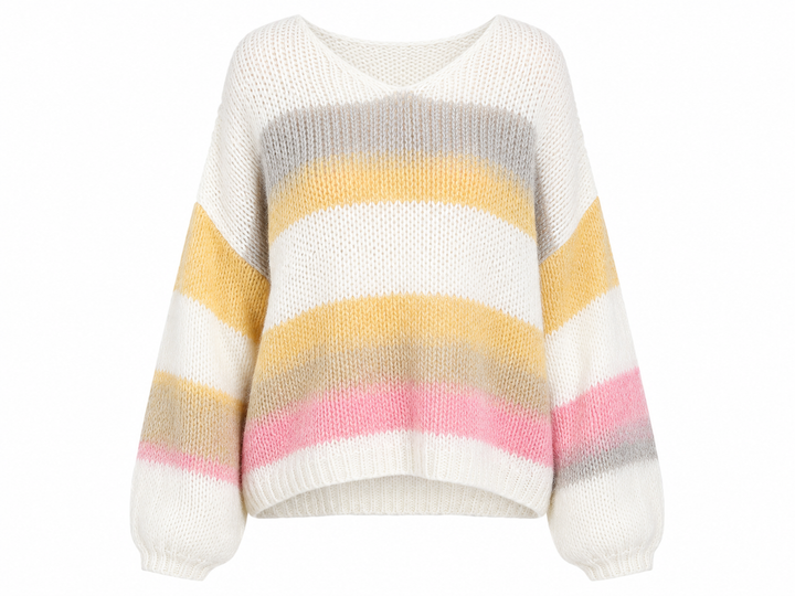 Ombré Striped Oversize Jumper multi