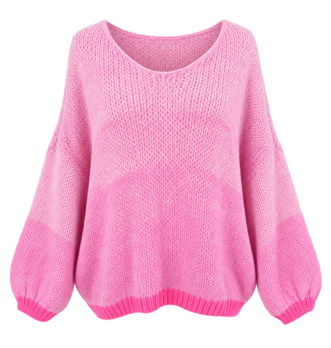 Lola Pink Oversized Jumper