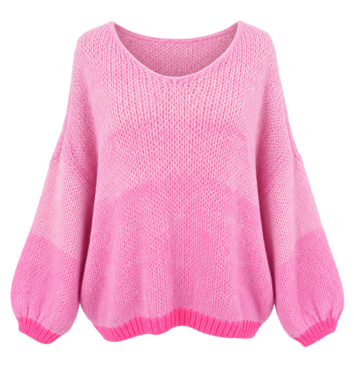 Lola Pink Oversized Jumper