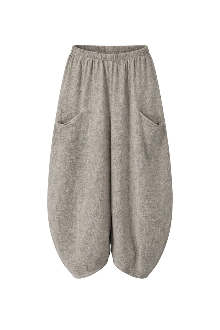 Lyra Linen Pocket Trousers Khaki